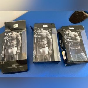 Calvin Klein empty boxes for mens underwear. Set of three